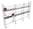 ALTRAD - Lot d'échafaudage de maçon VITO 49 - 60 m² - garde-corps: fixes