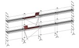 ALTRAD - Lot d'échafaudage de maçon VITO 49 - 78 m² - garde-corps: fixes