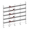 ALTRAD - Lot d'échafaudage de maçon VITO 49 - 156 m² - garde-corps: fixes