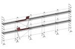 ALTRAD - Lot d'échafaudage de maçon VITO 49 - 96 m² - garde-corps: fixes