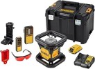 DEWALT - Niveau laser rotatif intérieur/extérieur 18V 2 Ah Li-Ion - faisceau rouge - 1 batterie - coffret TSTAK