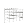 Lot échafaudage façadier 160 M² PROGRESS PREMIUM - R200 - Garde-corps monoblocs - TUBESCA COMABI
