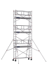DUARIB - Échafaudage roulant aluminium - AL255 - Longueur de plancher: 2.54m x 0.69m