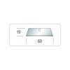 Lames de rechange METRICA 49151 – 60 x 19 mm pour grattoir multifonction (x12)