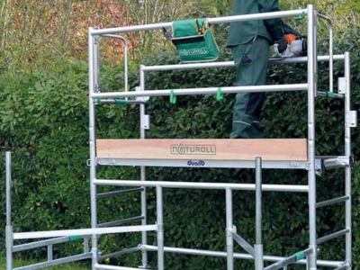 Échafaudage Roulant NATUROLL : Idéal pour les Collectivités et les Espaces verts