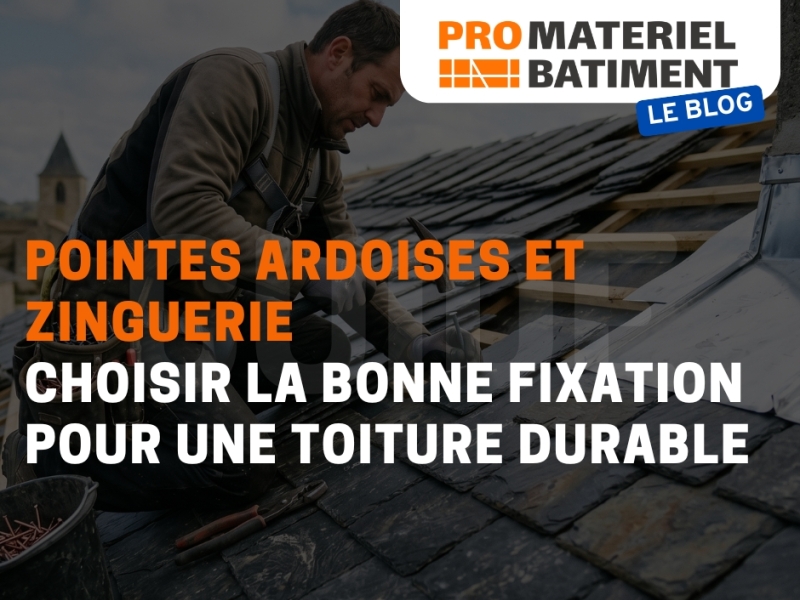Pointes ardoises et zinguerie : guide pro 2026 de la fixation